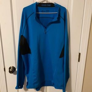 Nike Pro Dri-Fit Three Quarter Zip Pullover